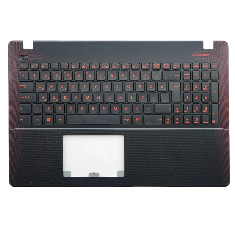 Laptop screen back case for ASUS X550 X550C X550V A550 A550V K550V F550 Y581L top cover frame bezel palm rest keyboard