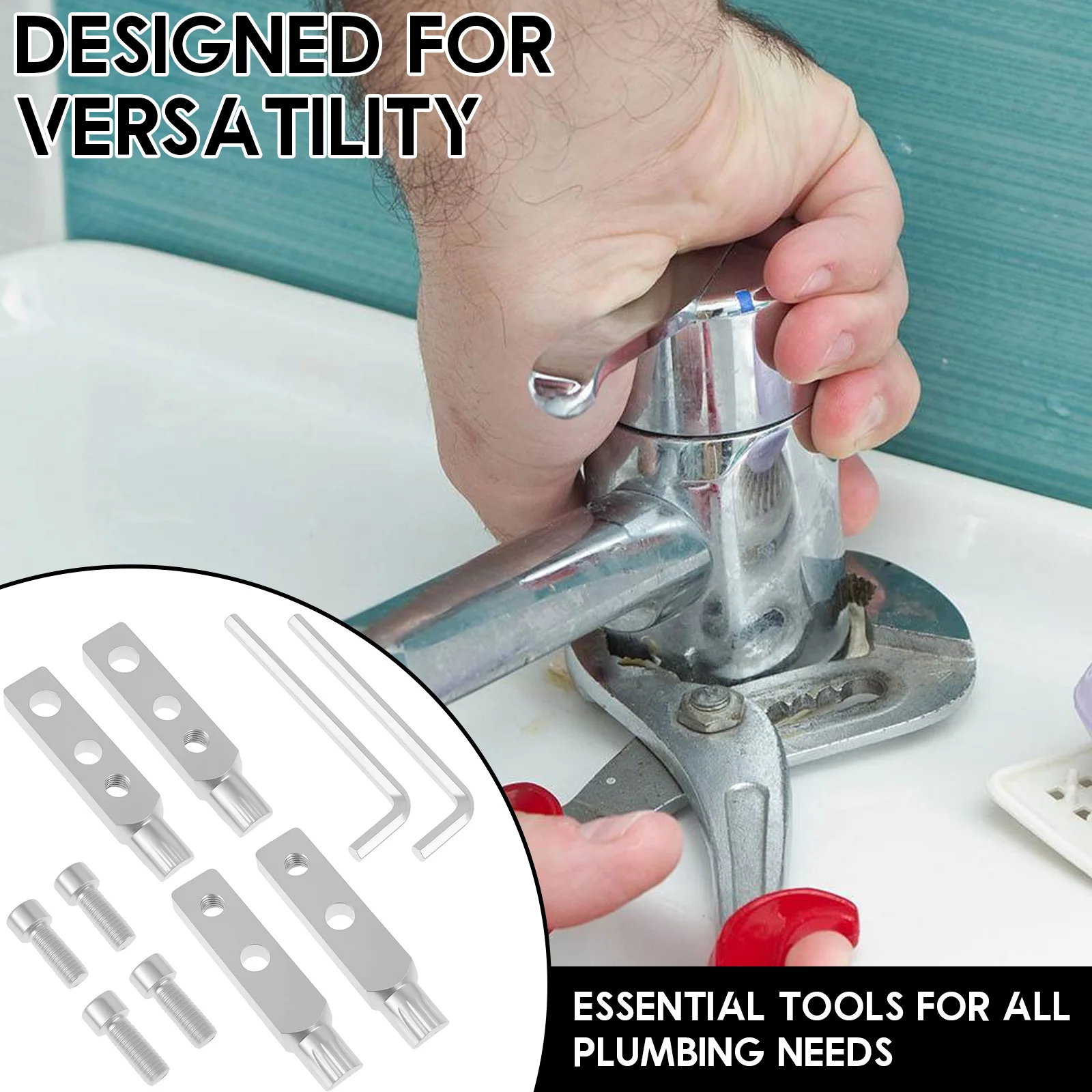 Broken Pipe Thread Extractor Faucet Angle Valves Broken Wire Extractor Universal Damage Screw Removal Tool Household Plumber Too