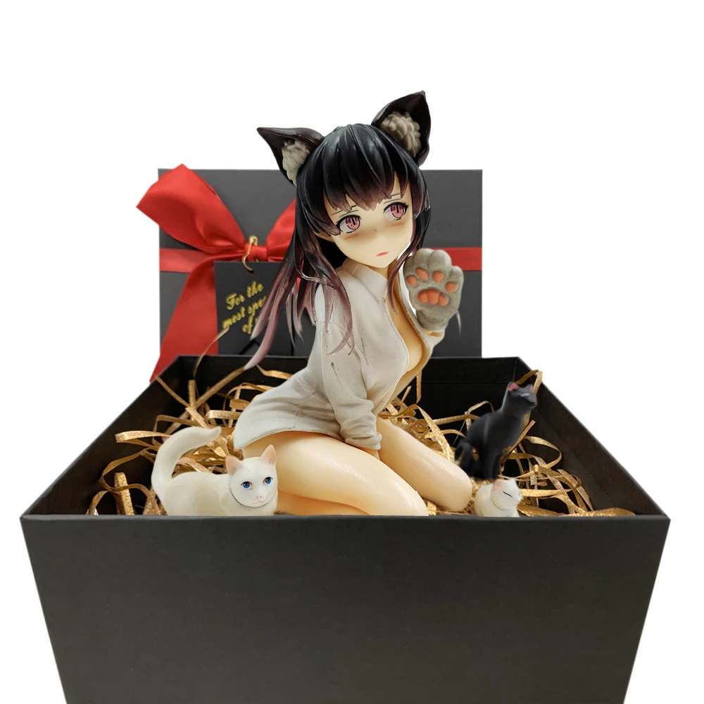 

Sexy Action Figure Miya Cat Gril Ver. Anime Figurine Waifu Girl Character Home Decor Collectible Model Toy