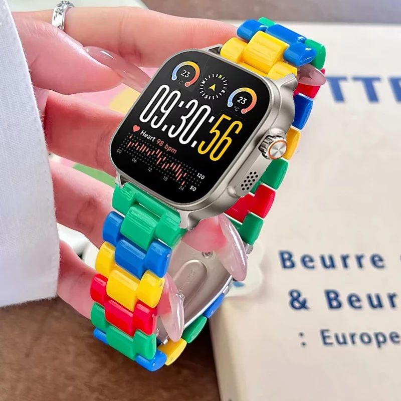 Vibrant 22mm Resin Strap Replacement Watchband