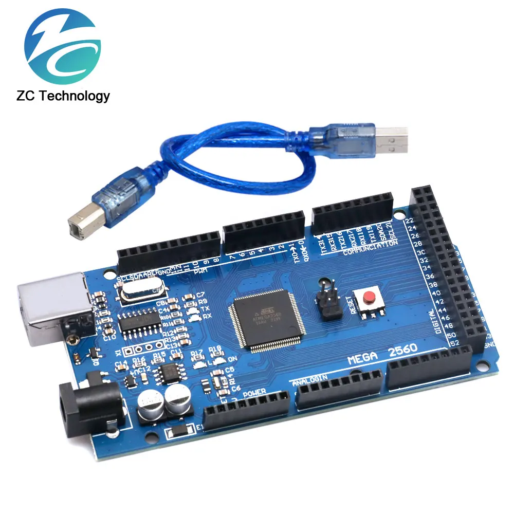 MEIncome 2560 MEGA 2560 R3 (ATmega2560 16AU CH340G) AVR Carte USB Carte ...