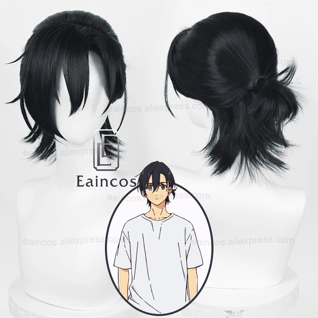 Anime wig Summer Time Rendering SHINPEI AJIRO Hair Cosplay Costume