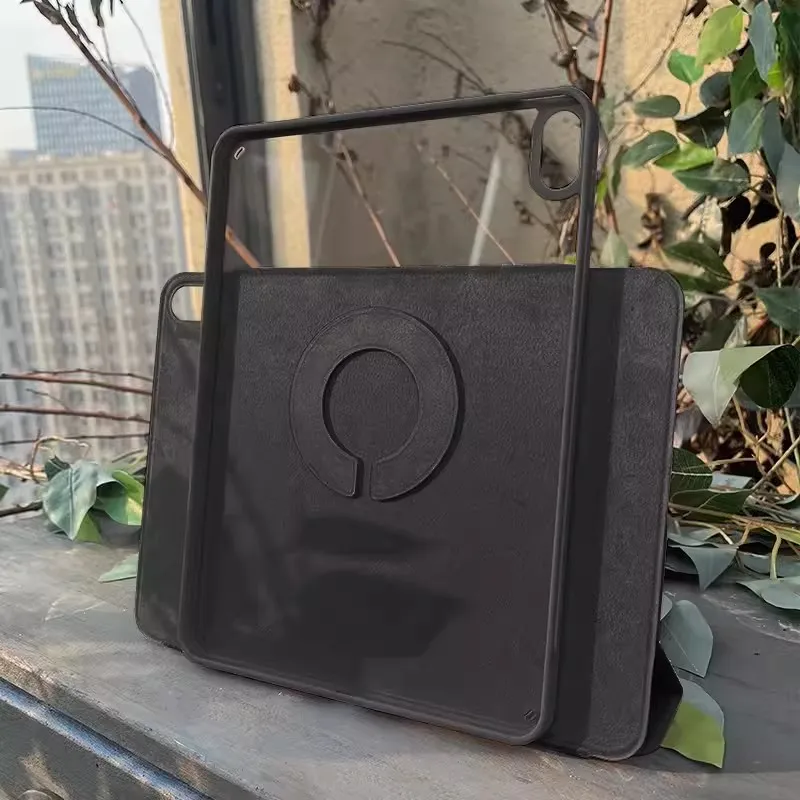 Sleek Magnetic Clip Tablet Case with Durable Acrylic Shell