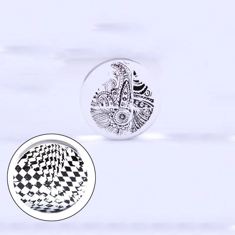 Nail Art Stamp Head 5/10Pcs 4cm Clear Jelly Replacement Nail Stamping Tool For Manicure Design Accessory 6