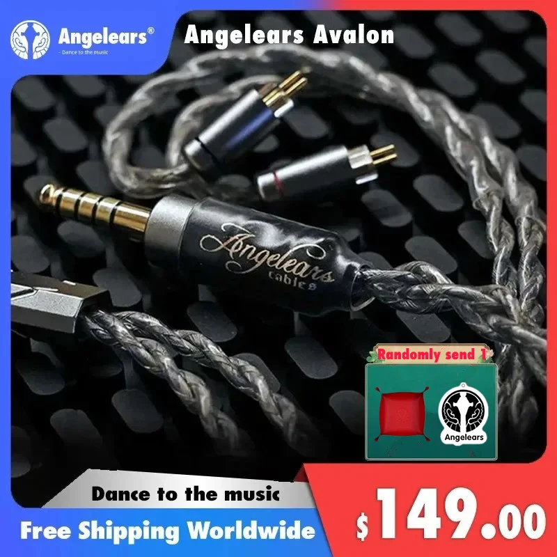 Angelears Avalon 4.4mm 0.78 2pin Copper-Silver Alloyplated Square 