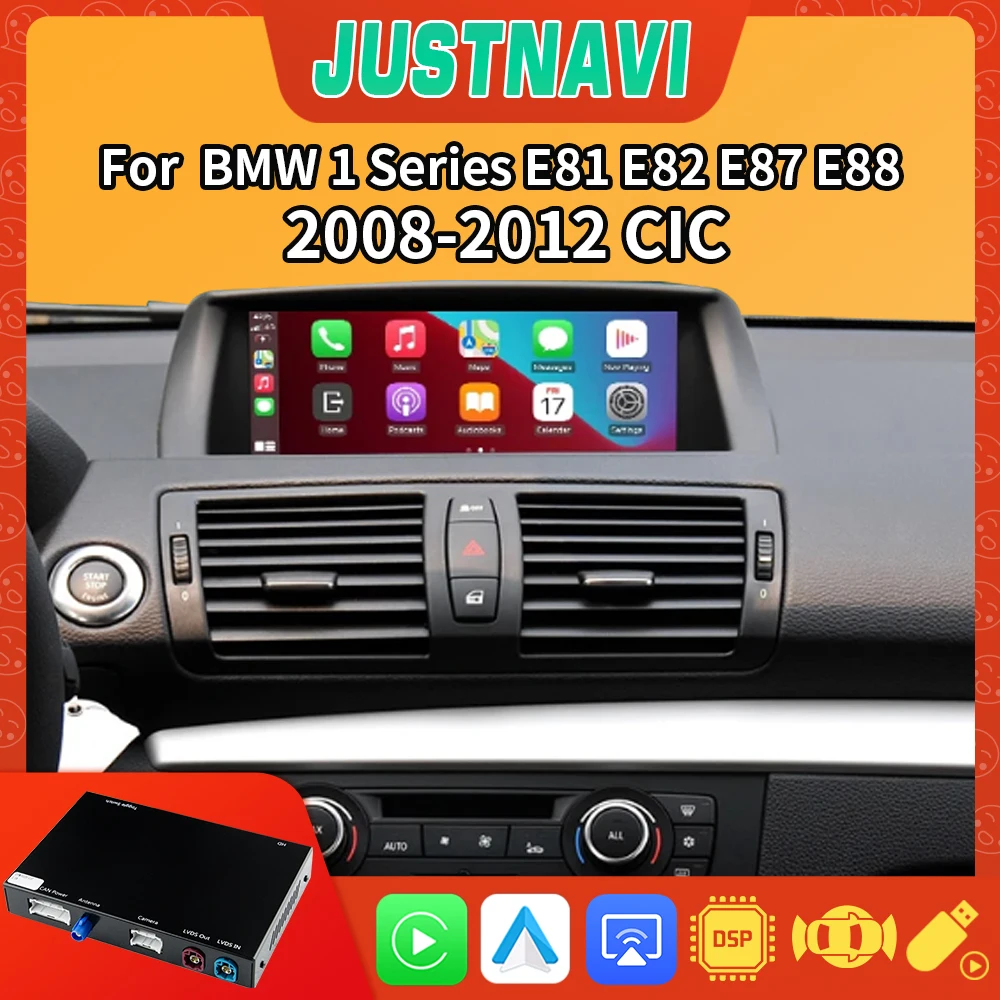 

JUSTNAVI Автомобильный мультимедийный беспроводной CarPlay Android авто для BMW Z4 E89 2009-2018 Модифицированная коробка с поддержкой DSP зеркало задней камеры link