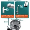 Universal Extension Faucet Sprayer Head 1080 Degree 2 Modes Bathroom Kitchen Anti-splash Head Mouth Sink Tap Water Saving Nozzle 6