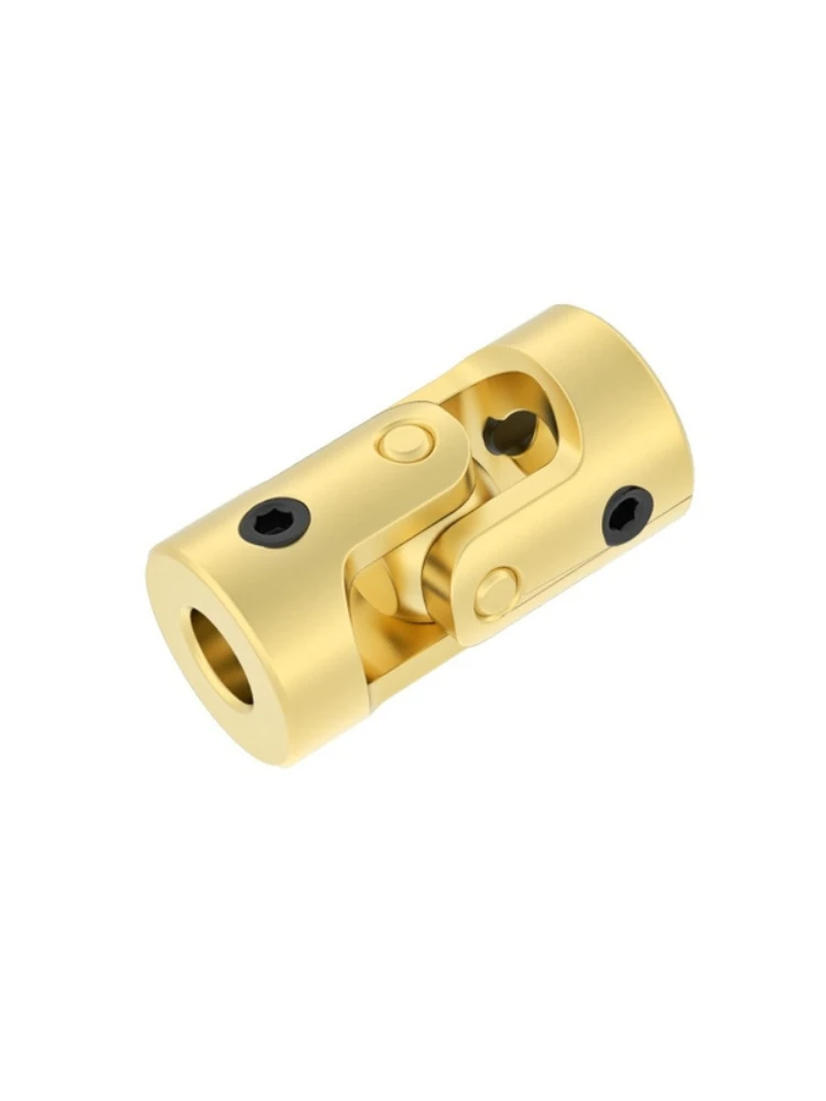 Mini Coupling Brass Universal Joint 3mmx3mm Diameter 7mm Length 13mm For Model Ship