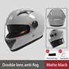 Personalised Dual Lens Flip Up Helmets Motocross Racing Modular Cascos Para Moto Men Women Fashion Full Face Motorcycle Helmet 5