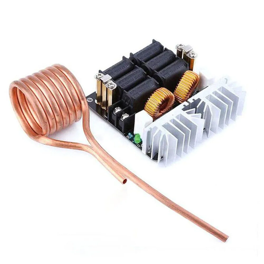 

1000W 20A 12-48V ZVS Low Voltage Induction Heating Board Module Flyback Driver Heater DIY Voltage Induction Heating Board Module