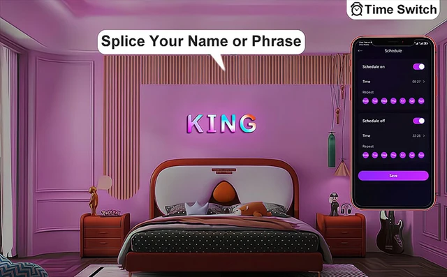 Alphabet Led Night Lights Smart APP 41
