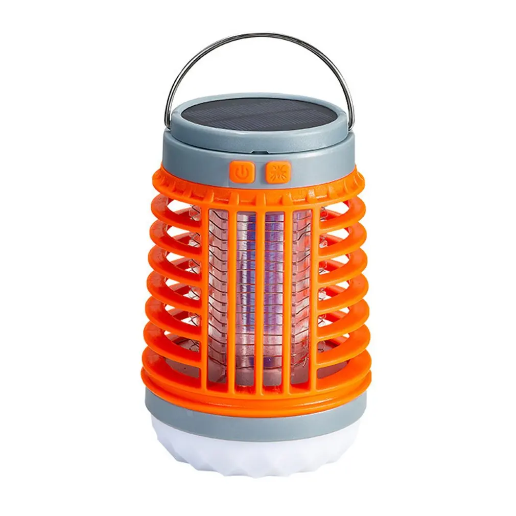 Shock Elettrico Lampada Antizanzare Luce Uv Trappola Antizanzare Illuminazione Da Campeggio Per Esterni Ricarica Usb Luci Repellenti Per Zanzare