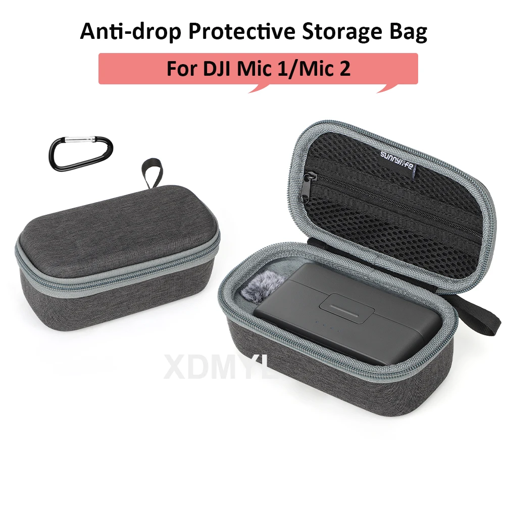 

Portable Storage Bag Mini Carrying Case For DJI Mic 2 Outdoor Traveling Wireless Microphone Bag For DJI Mic 1 Accessories