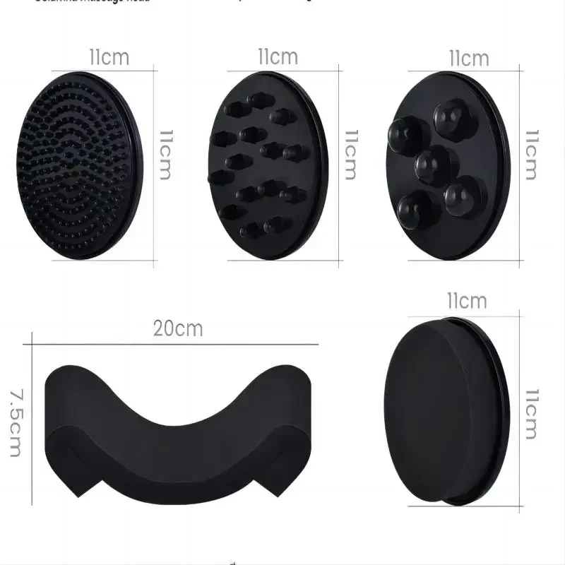 5pcs/1pcs Massage Head Accessaries for G5 Vibrating Massage Slimming Machine and G8 Turbo Massage Machine Salon Body Shaping