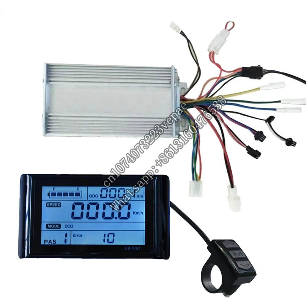 Controller Ebike Per Bicicletta Elettrica Con Display Lcd Sw900 Muslimbicicleta Electrica Accessorio Per Bici Elettrica