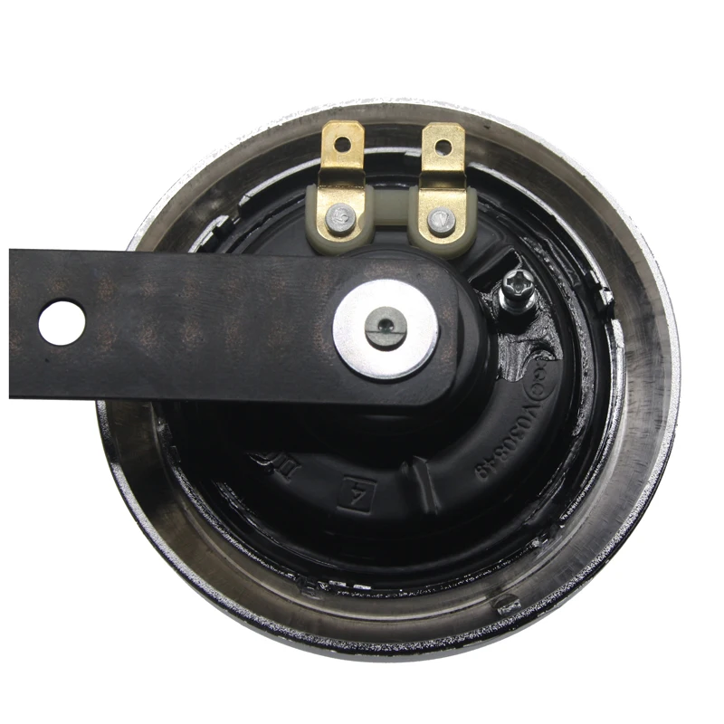 Motorcycle Electric Horn LVEE CB125 series 12v motorcycle horn Universal Waterproof Electric Horn 12V 105db Motorcycle Motor Scooter Loud Sound silver