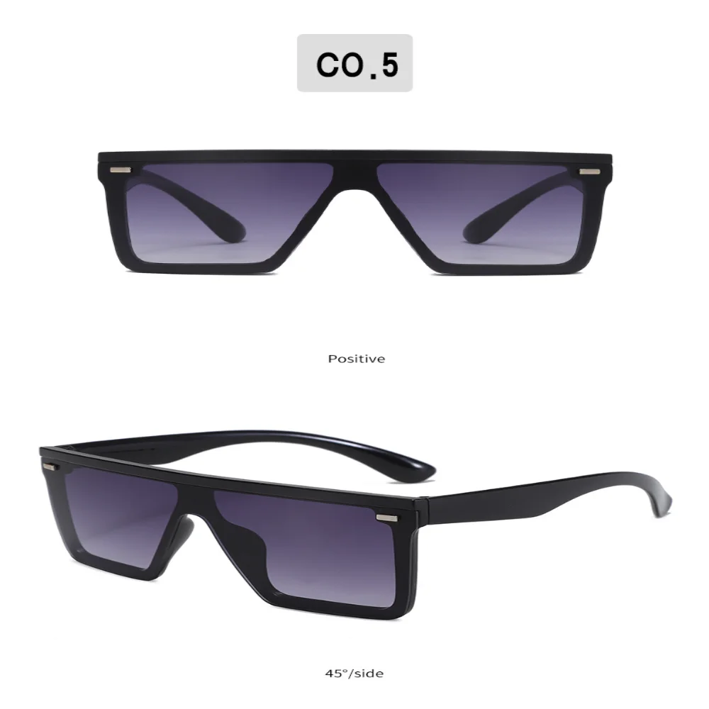 Übergroße Sonnenbrille mit Spiegelgläsern, Designer-Sonnenbrille, quadratische Form für Herren, Freizeitkleidung, Alltagsgebrauch – Detail 14