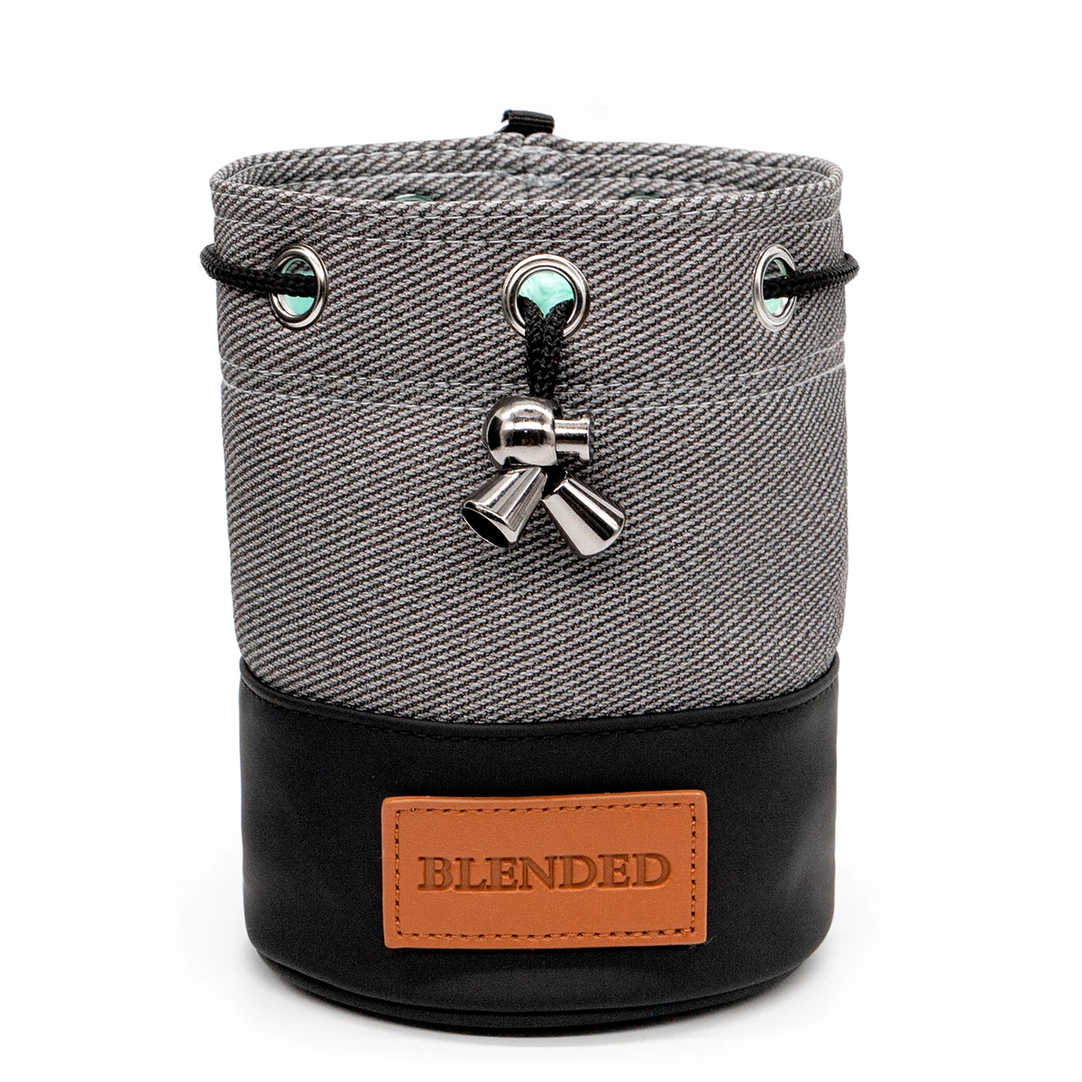 Golf Valuables Pouch Bucket Waist Design Golf Pouch Bag with Drawstrings Golf Tee Bag Pouch Leather Golf Tee Pouch Golf Ball Bag 3