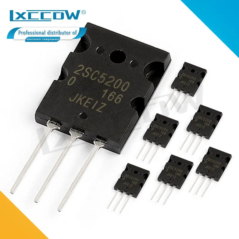 5PCS-2SC5200-TO-3P-C5200-TO-3PL-5200-2SA1943-A1943-2SC5858-C5858 ...