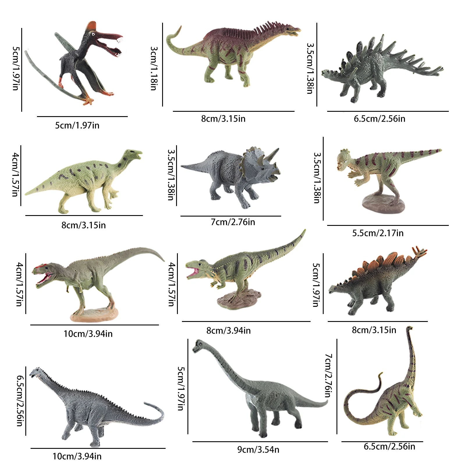 Mini Dinosaur Toys Model 12pcs Children's Educational Toys Cute Simulation Animal Small Figures For Boy Gift For Kids Toys 5