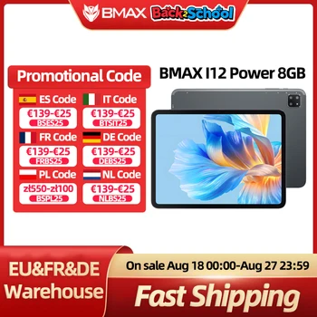 BMAX I12 Power Tablet Android 15 11.4" 90Hz 2.4K IPS MediaTek Helio G99 ARM Mali-G57 MC2 8GB+16GB Espansione 256GB 4G LTE 1