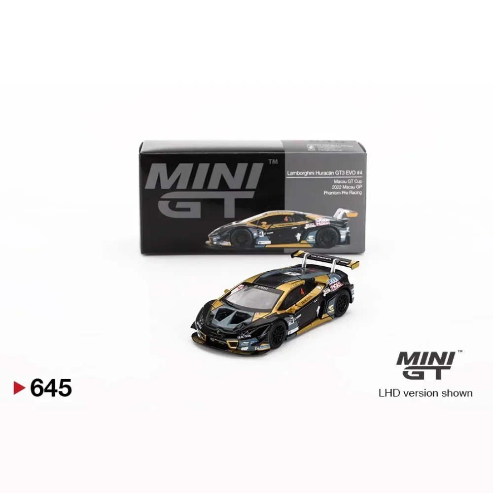 MINI GT Lamborghini Huracan GT 4台 MINI GT 1:64 Lambo hurricane GT3 EVO #4 2022 Macau GP Macau