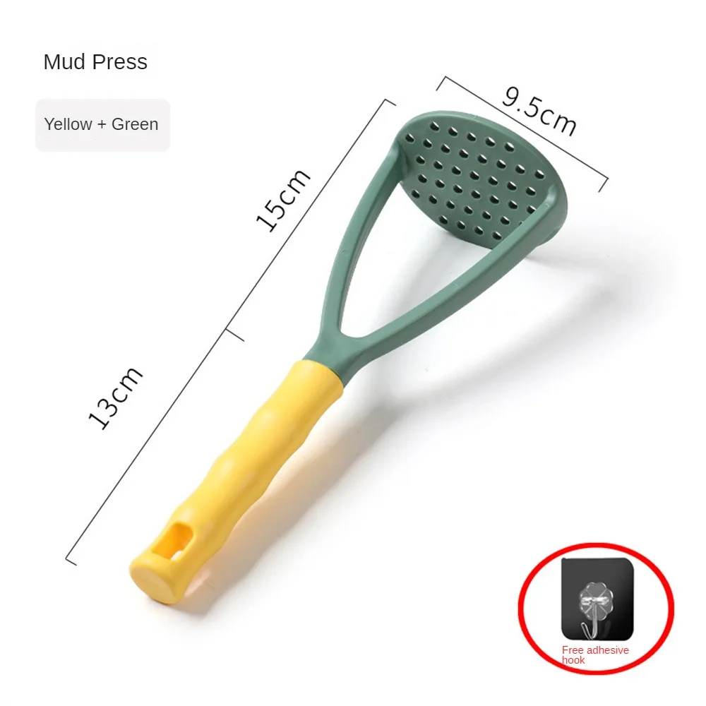 Potato Masher Pressed Potato Ricer Puree Juice Maker Portable Potato Pusher Smooth Mashed Potatoes Crusher Fruit Tools Home Kitchen