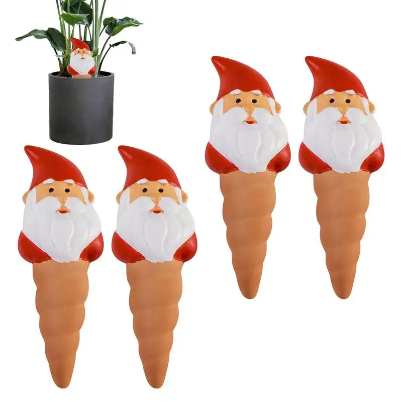 

Plant Watering Bulbs Santa Claus Shape Plant Watering Spikes Globes Automatic Indoor Or Outdoor Water Spikes Irrigation