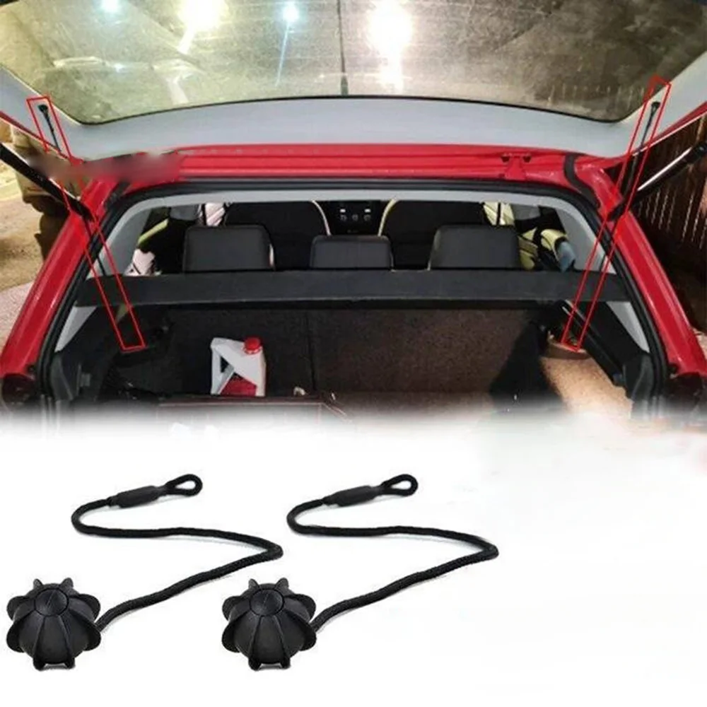 2pcs 1K6863447A Trunk Sling Backstage Cover Lanyard Car Partition Rope for VW Golf MK5 MK6 Rabbit R R20 R32