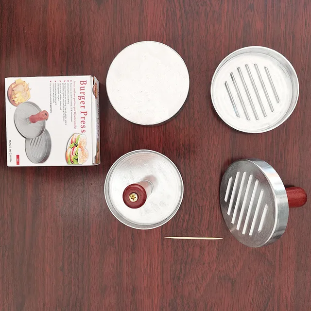 12 Cm -Es Hamburger Készítő Sajtó Apróra Vágott Steak -Smasher Szelet Penész Krokettek Konyhai Főző Eszköz Hamburgueria Étkező Kiegészítők - Image 6