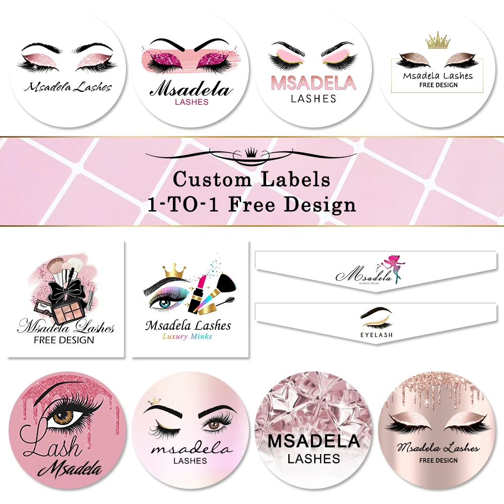 Handmade 25MM Mink Eyelashes Wholesale Bulk Fluffy 5D Mink Lashes Boxes Packaging Cases Supplies Makeup Tools 3D Fake Eyelashes 6