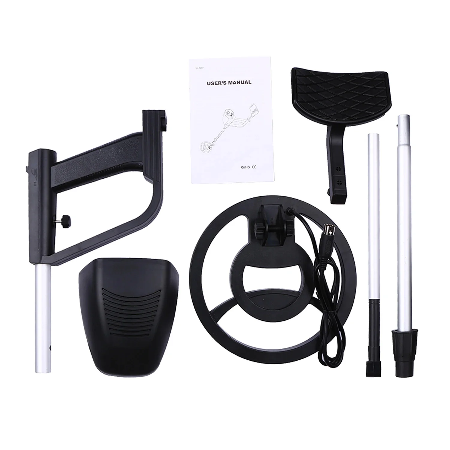 MD4090 High Accuracy Professional Underground Metal Detector LCD Metal Detector With Memory Function Backlight Adjustable