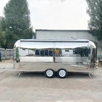 Camion de nourriture électrique personnalisé avec cuisine complète, remorque à crème glacée, camion de nourriture mobile, kiosque 4