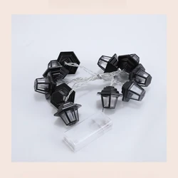 Vintage Palace - Shaped LED String Lights, Waterproof Outdoor Decor for Villa, Yard, Garden, and Courtyard (Warm White)