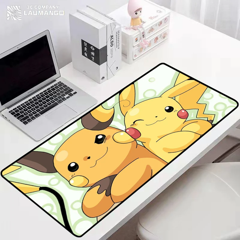 Mouse Pad Pokemones Computer Accessories Anime Mause Mousepad Gamer Mats Carpet Desk Mat Office Gaming Game