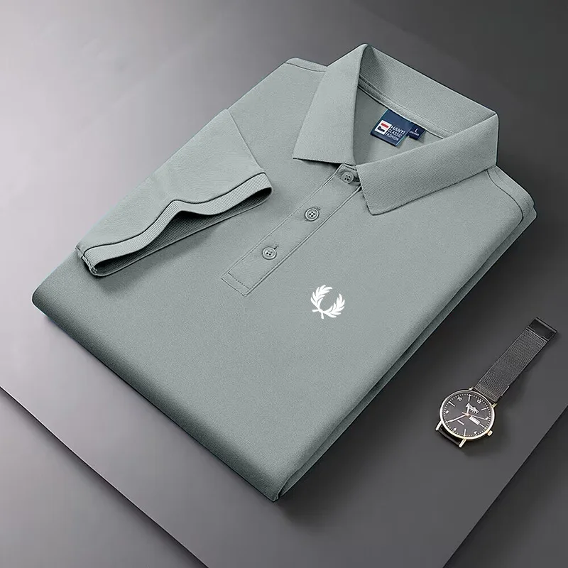 Polo de manga corta, camiseta informal y versátil, lujosa y de alta gama, esencial para el verano, novedad de 2024