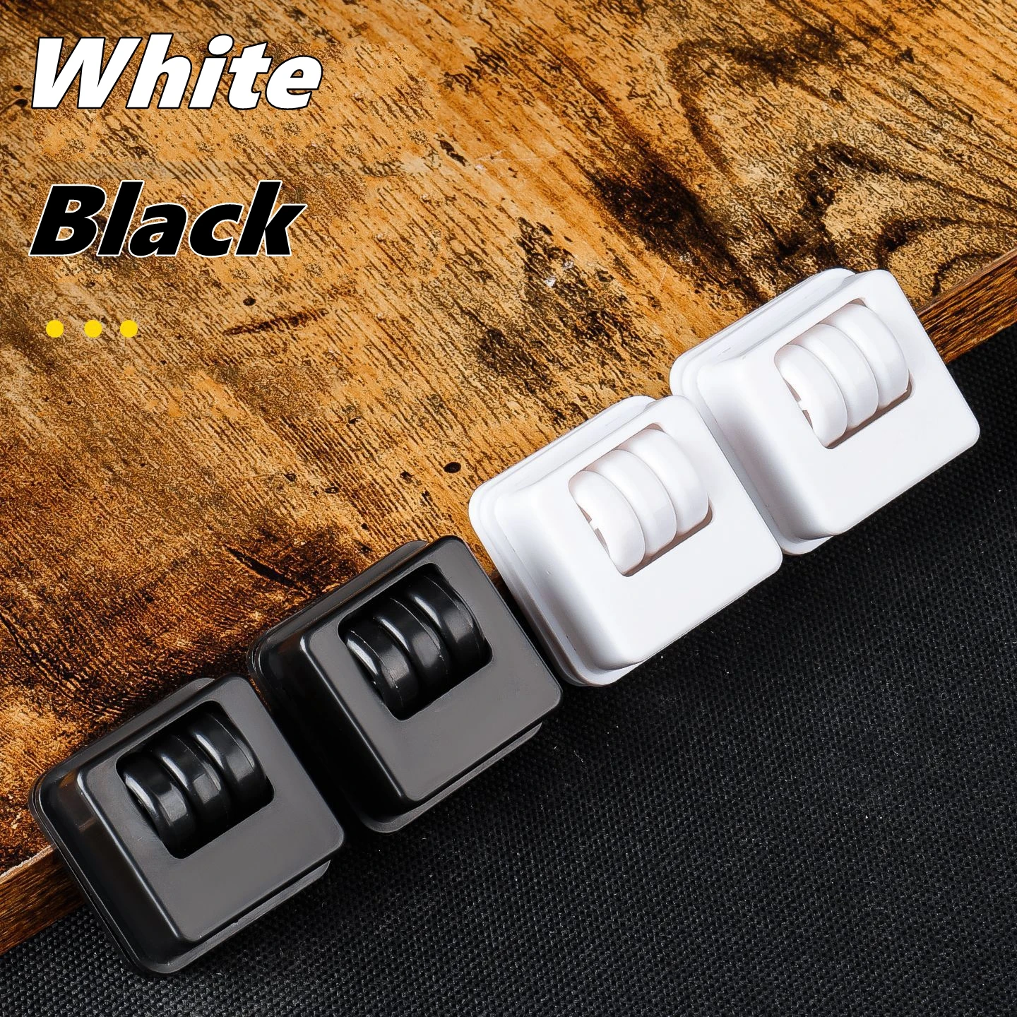 4Pcs Self Adhesive Rotatable Caster Wheels Strong Load-Bearing Universal 360° Rotating Wheels For Home Furniture Storage Boxes