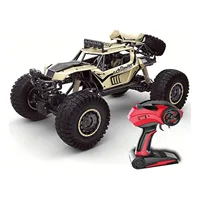 Large 50CM 1:8 2.4Ghz Radio Remote Control Truck Metal Alloy Body 4WD RC Car Off-road 4x4 Vehicle Electric Car Toy for Kids 1