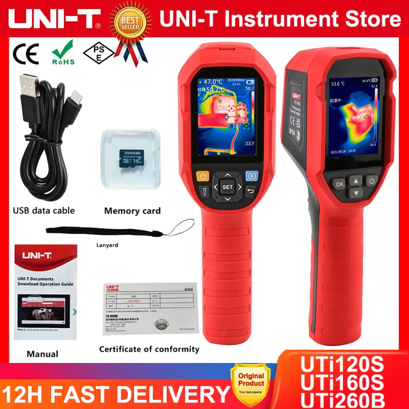 UNI-T UTi120S UTi160S UTi260B 赤外線サーマルイメージャ PCB 回路