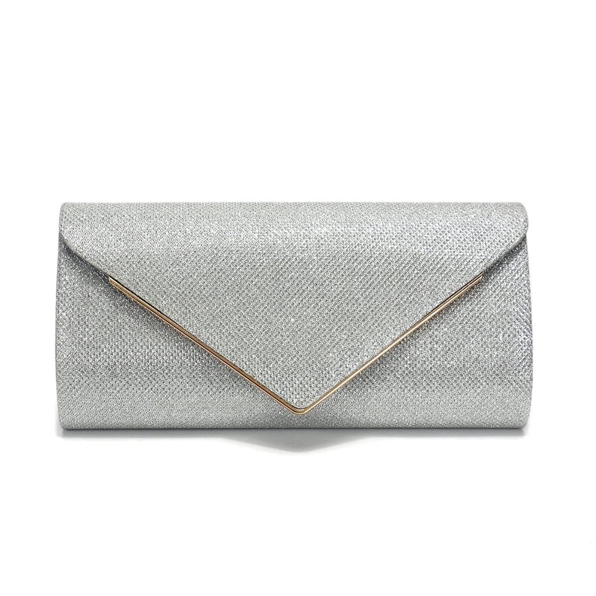 Golden Glitter Evening Clutch Handbag for Women