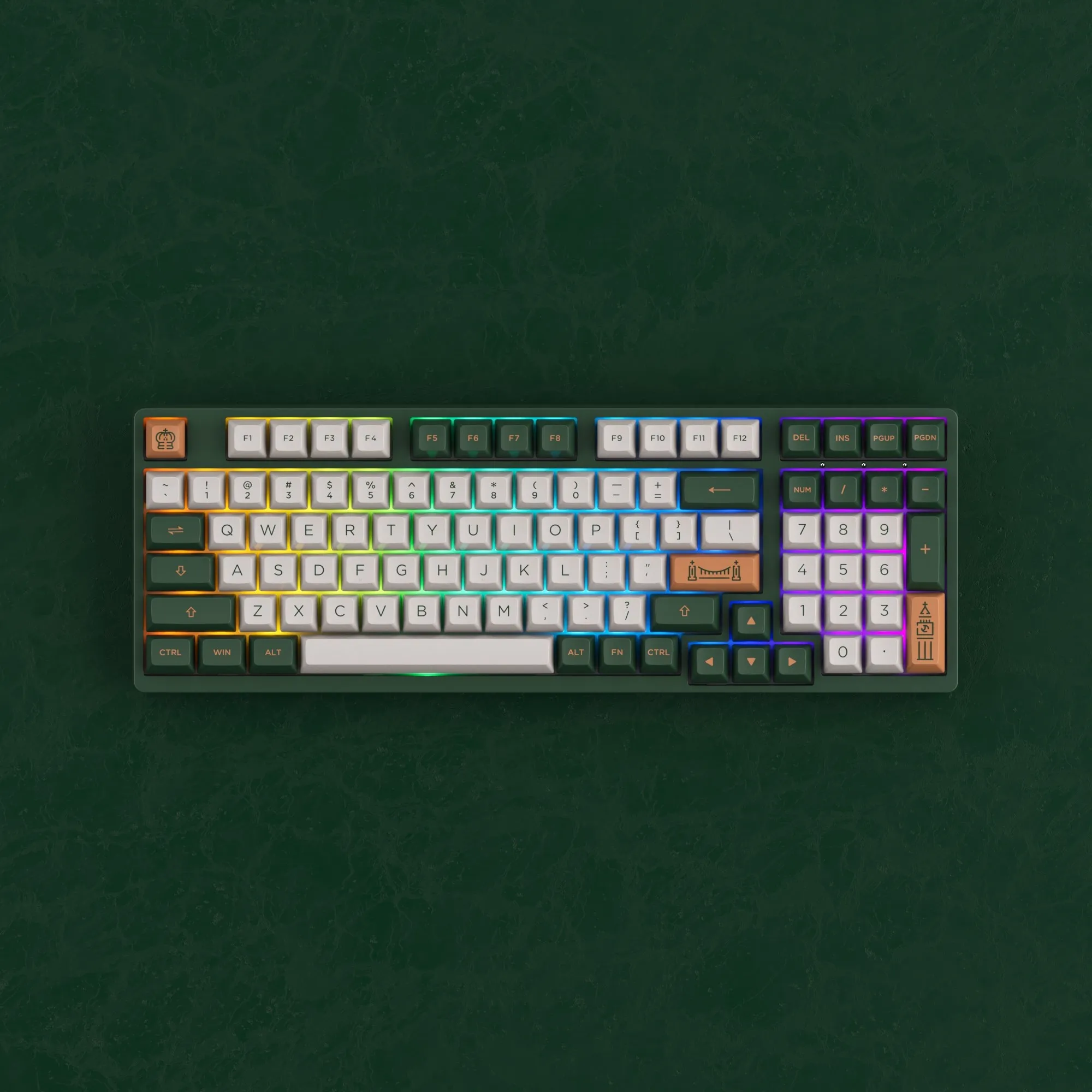 

Akko 3098S World Tour London RGB Backlit Hot-Swap Mechanical Gaming Keyboard Wired 98-Key PBT Double-shot ASA Profile Keycaps