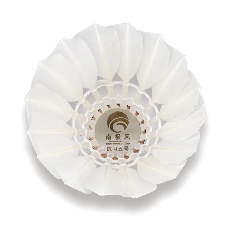 Badminton Shuttlecock White Goose Board Feather Flying Stability Durable Shuttlecock Ball feather shuttlecock indoor 3pcs / 6pcs