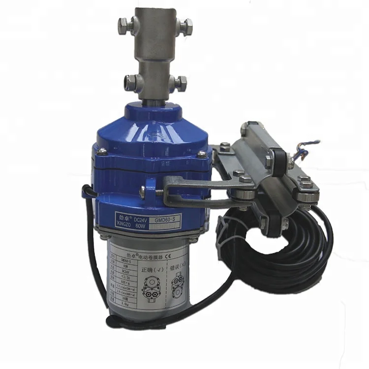 Mptor Roll-Up Elettrico Con Film Per Serra Per Motoriduttore Dc 24V 60W Di Ventilazione