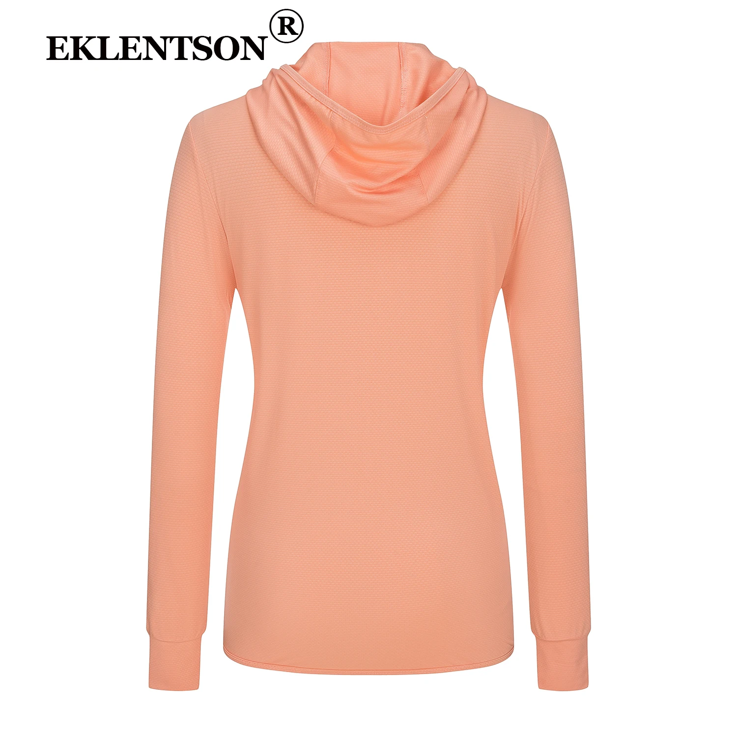 EKLENTSON Women's UV Shirts Sun Protection Jacket UPF 50+ Hidden Pockets Thumbhole Cuffs Textured Fabric for Outdoor Hiking
