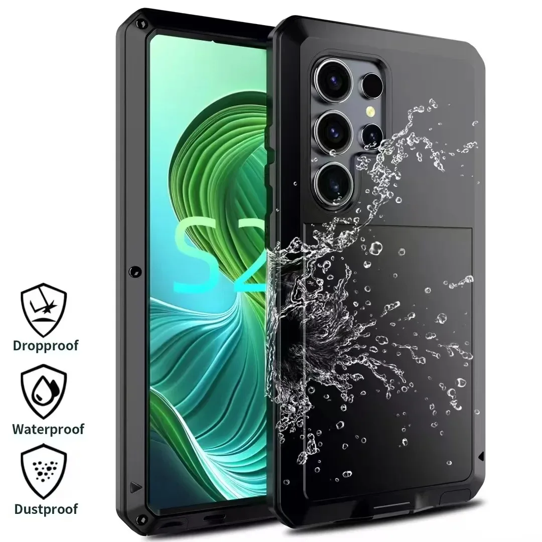 Ultra Protective Heavy Metal Anti-Drop Phone Case - Dustproof, Shockproof, Durable Design