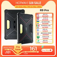 New HOTWAV R9 Pro Rugged Tablets Android 14 11" FHD+20080mah tablet 16MP+64MP+0.08MP Camera 6GB+256GB Camping light 20W Charge 1