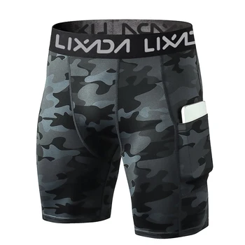 Lixada 3 Pack Men Sports Shorts L Size Active Workout Underwear with Pocket 4