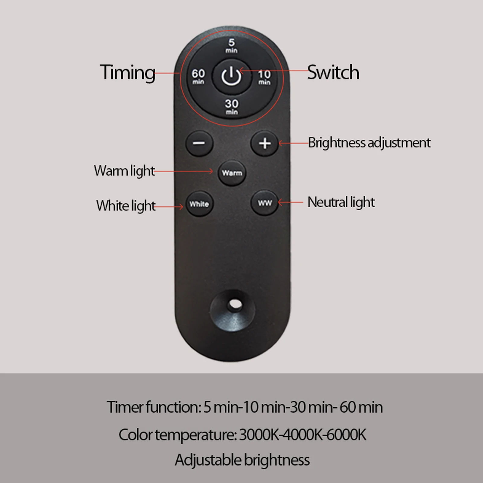Wiederaufladbare LED-Wandleuchte 5200mAh, Magnetische Kabellose Wandlampe mit Fernbedienung, 3 Farbtemperaturen, 4 Farben Verfügbar – Detail 18
