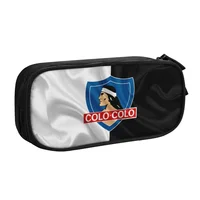 Chile Club Social Y Deportivo Colo-Colo Big Capacity Pencil Pen Case College School Large Storage Bag Pouch Holder Box Organizer 1