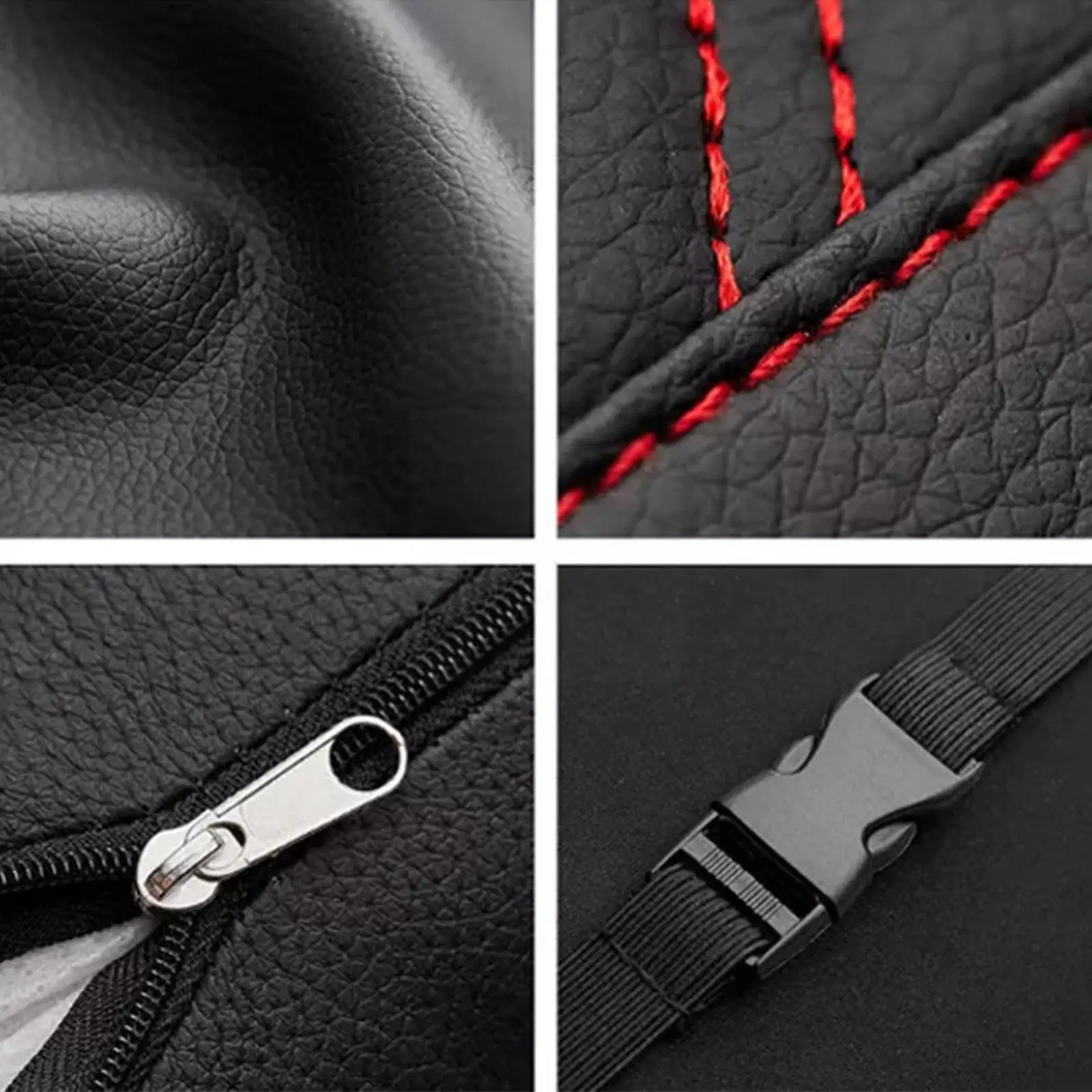 1pcs Pack Car Neck Pillows Both Side Pu Leather Headrest for Head Pain Relief Filled Fiber Universal Car Pillow V6U2 car pillow,car headrest,memory foam pillow,car neck pillow
